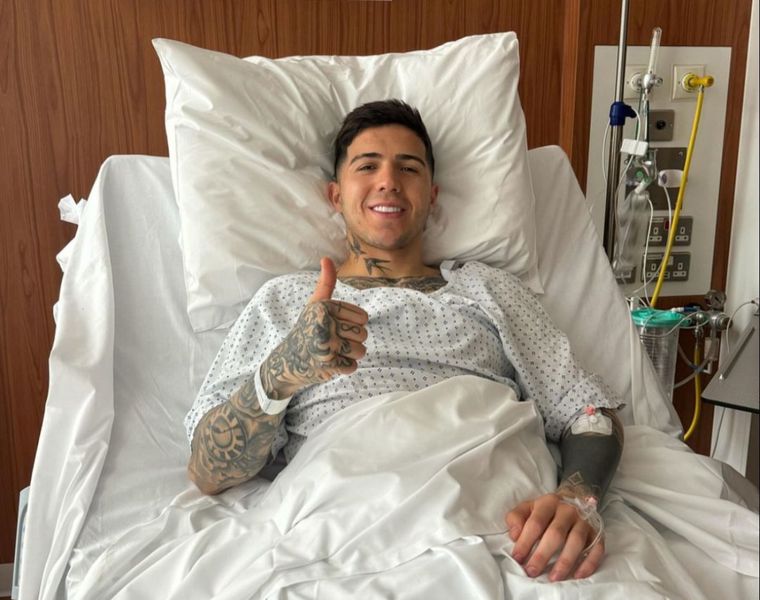 El mensaje de Enzo Fernández tras su operación.