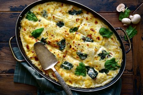 Pastel de carne y hongos Una receta simple y deliciosa para hacer en pocos pasos. Foto: Shutterstock