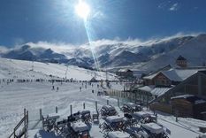 El Valle de Las Leñas se cubrió de blanco Foto: Agus Silva