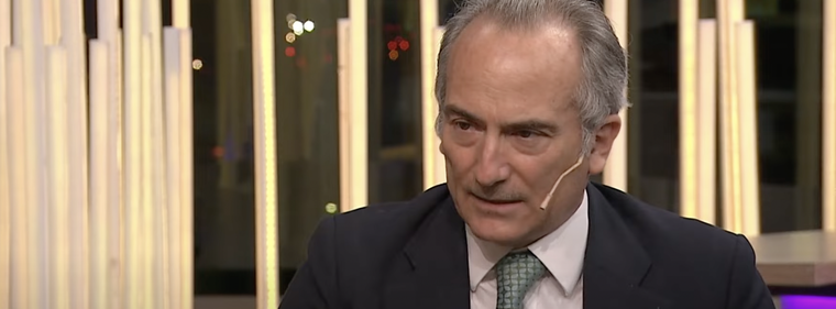 Emilio Ocampo se oponía a la dolarización en 2019 Foto: Captura de pantalla