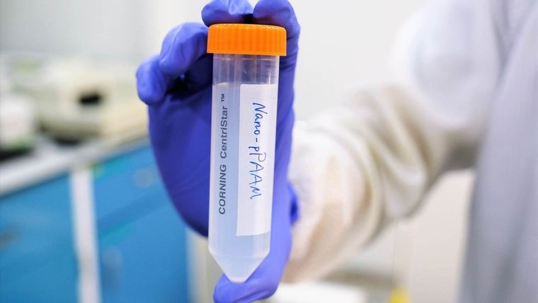 Nanopartículas desarrolladas para tratar el cáncer. Foto: RT