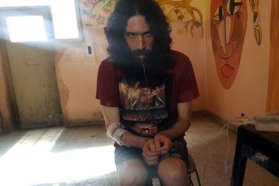 MDZol | Pereg poco antes del juicio. La gran duda es si su enfermedad es auténtica o si se trata de un gran simulador Foto: Gentileza Maximiliano Legrand