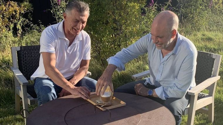 Mauricio Macri se reunió con Rodríguez Larreta Foto: Archivo