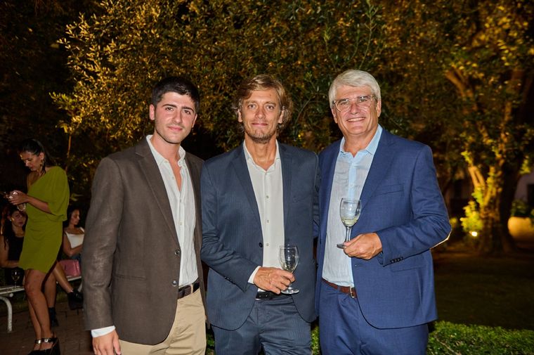 Manu Couso, Francisco Evangelista y Alejandro Couso de Pháros Foto: Gentileza