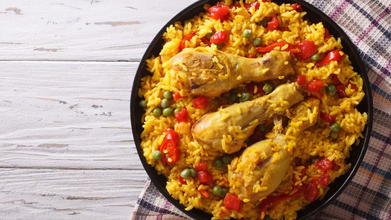 paella de pollo Paella de pollo. Foto: ABC de Sevilla (sevilla.abc.es)