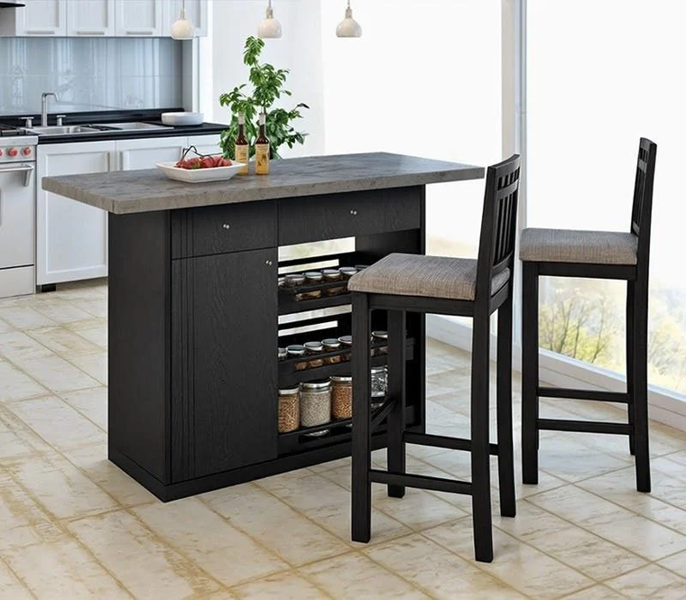 El mueble que permite ocultar electrodomésticos y alimentos. El mueble que permite ocultar electrodomésticos y alimentos. 