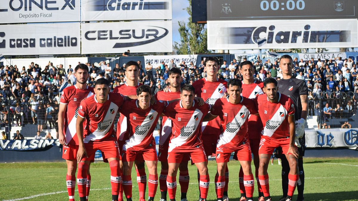 Deportivo Maipú, reaccionó tarde, perdió 2-1 contra Quilmes y se hunde en el fondo de la tabla