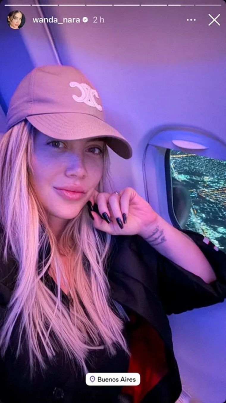 La insospechada actitud de Wanda Nara tras recibir a Maxi López en el aeropuerto. Foto: Instagram @wanda_nara