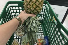 El Desafío de la piña se volvió viral en todo el mundo, pero no deja de ser un fenómeno con cierto peligro Foto: X