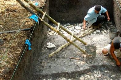 MDZol | Los restos están fosilizados y tenía entre 20 y25 años al morir. Foto: Publicada en expresocampeche.com