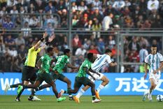 Una jugada de Valentín Carboni motivó el error de la FIFA. Foto: EFE Una jugada de Valentín Carboni motivó el error de la FIFA. Foto: EFE