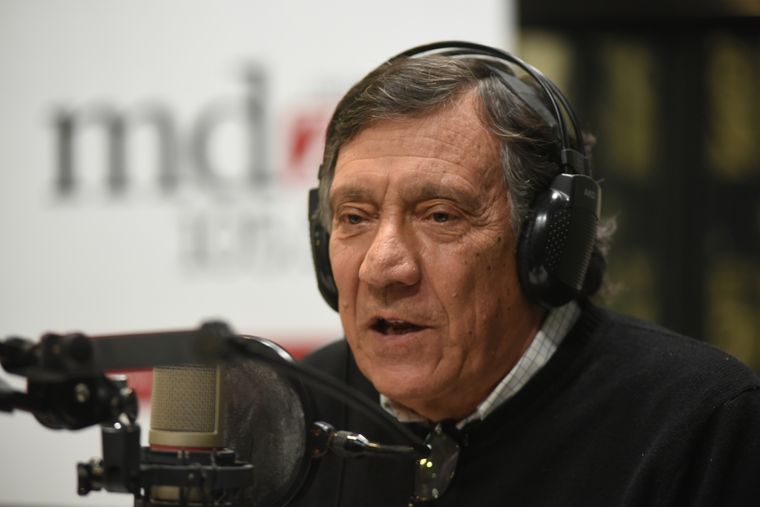 Arturo Lafalla, ex gobernador de Mendoza, habló sobre los candidatos a gobernador de Mendoza en MDZ Radio 105.5 FM. Foto: Maximiliano Ríos/MDZ