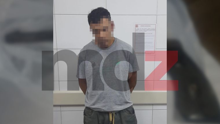 Cristian Torres Solis, el detenido (Se pixela el rostro porque puede pasar a rueda de personas). Foto: MDZ.