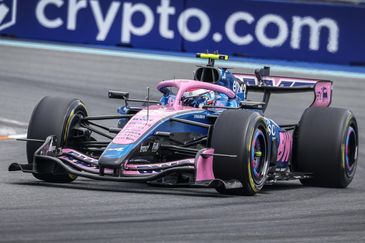 Colapinto, frustrado tras la Sprint en Miami.&nbsp;