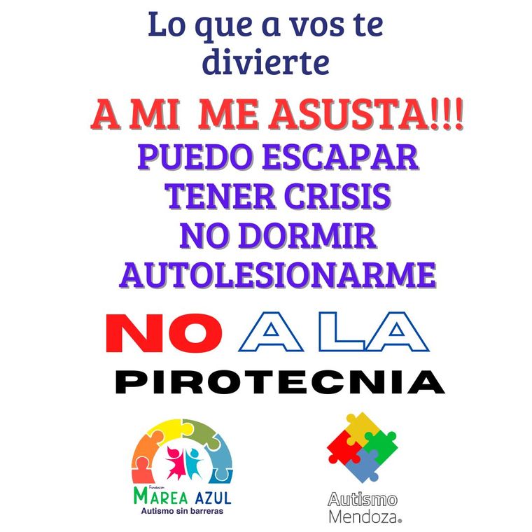Cada año, organizaciones de familias de niños con autismo organizan campañas contra el uso de pirotecnia. Cada año, organizaciones de familias de niños con autismo organizan campañas contra el uso de pirotecnia.