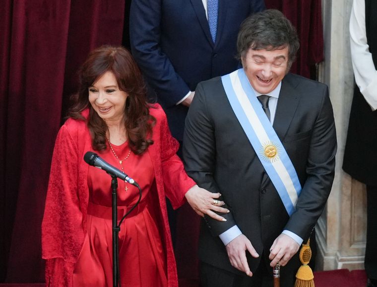 Javier Milei busca derrotar a Cristina Kirchner en las elecciones Foto: Noticias Argentinas