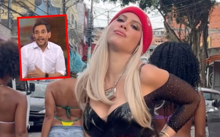 El conductor de Socios del espectáculo fulminó el clip de Wanda Nara. Foto: Instagram Wanda Nara / Captura TV