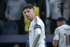 El uruguayo fue trasladado al hospital luego del incidente.