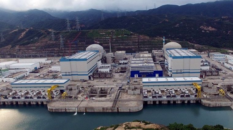 La central nuclear china. Foto: Scmp.