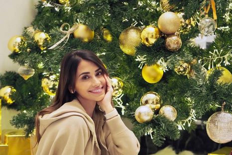El detalle que sorprendió a todos en el árbol de Navidad de Antonela Roccuzzo