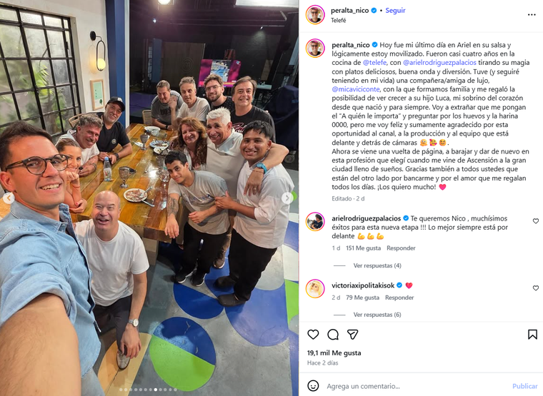 Nico Peralta deja Telefe y arrancará en canal América. Nico Peralta deja Telefe y arrancará en canal América.