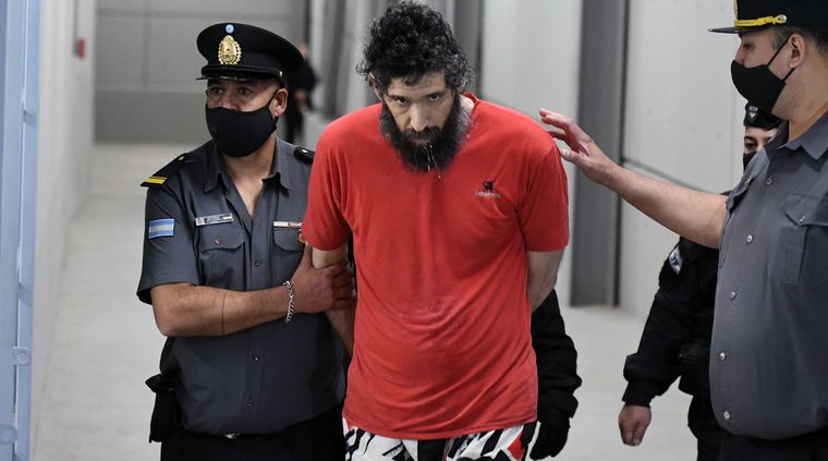 Nicolás Gil Pereg en el juicio. Nicolás Gil Pereg en el juicio.