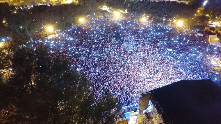 Los recitales que fueron cuestionados en la provincia de Mendoza. Este año no se realizó el tradicional Rivadavia Canta al País. Foto: Archivo MDZ. Ilustrativa.