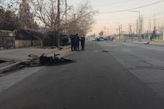 El lugar del trágico accidente. Foto: Ministerio de Seguridad de Mendoza