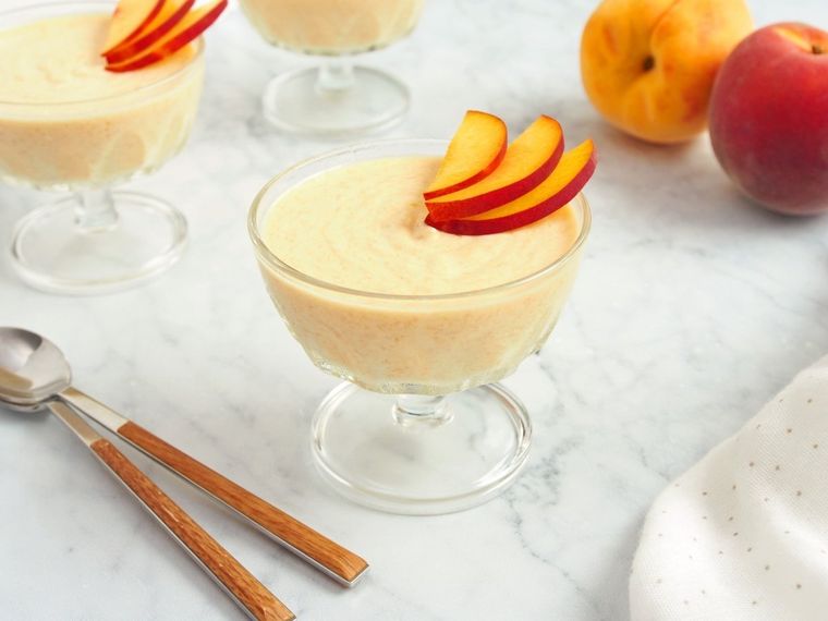 Mousse de melocotón Una receta simple y deliciosa para hacer en pocos pasos. Foto: Bon Viveur