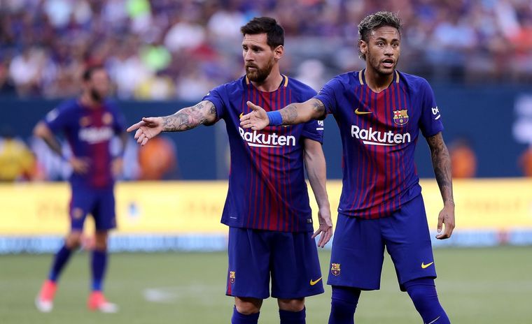 ¿Vuelven a juntarse Messi y Neymar? Foto: Archivo