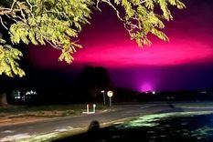 Los lugareños de la ciudad de Mildura estaban confundidos por un resplandor rosado en el cielo Foto: NIKEA CHAMPION