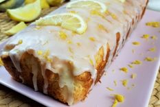 Bizcocho de limón glaseado sin azúcar Foto: solopostres.com