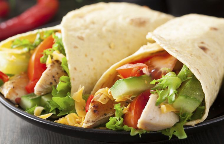 Receta de wraps fríos para el verano.