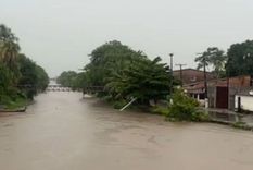 Así quedó la ciudad de Goiana tras el temporal.