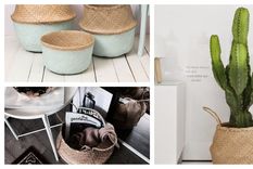 las mejores ideas para decorar con canastos