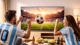 El Smart TV Samsung de 55 pulgadas apuesta por imagen 4K y descuento fuerte antes del Mundial. El Smart TV Samsung de 55 pulgadas apuesta por imagen 4K y descuento fuerte antes del Mundial.