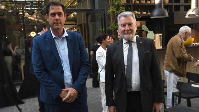 Sebastián Pierrini y Jorge Marchini. Sebastián Pierrini y Jorge Marchini.