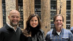 Rubén David, Andrea Richardi y el presidente de Uruguay, Luis Lacalle Pou. Foto: Instagram Andrea Richardi