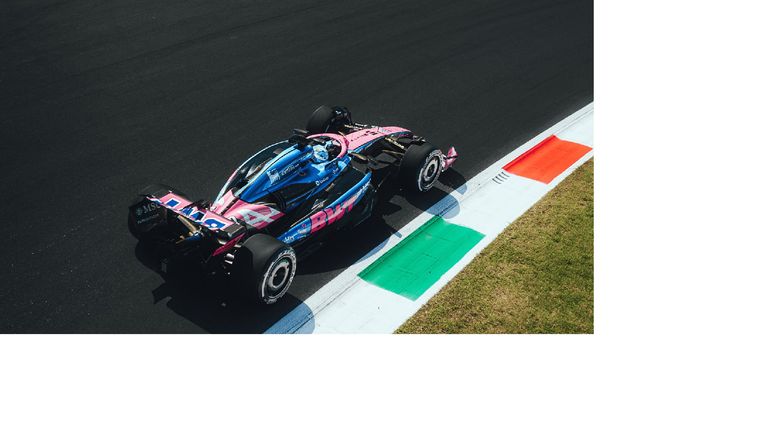 El Alpine de Pierre Gasly fue el más lento de todos en Monza. El Alpine de Pierre Gasly fue el más lento de todos en Monza.