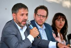 Rubén Cuello junto al senador Lucas Ilardo Foto: Twitter