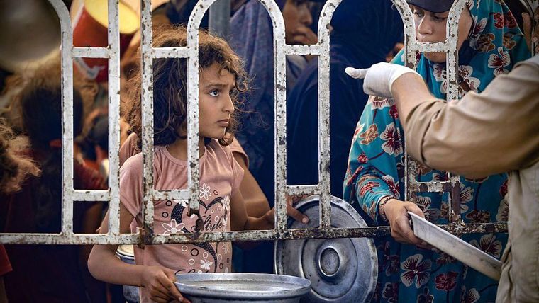 La ayuda humanitaria ha sido escasa en la Franja de Gaza debido al bloqueo parcial que tiene Israel en la zona.