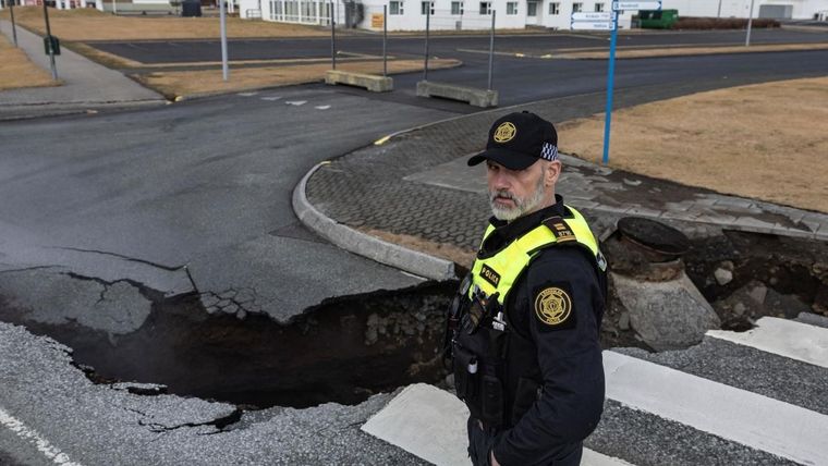 El riesgo de erupción volcánica en Islandia sigue siendo alto Foto: BBC