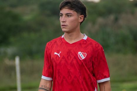 Nicolás Garrido, de la reserva de Independiente. Nicolás Garrido, de la reserva de Independiente.