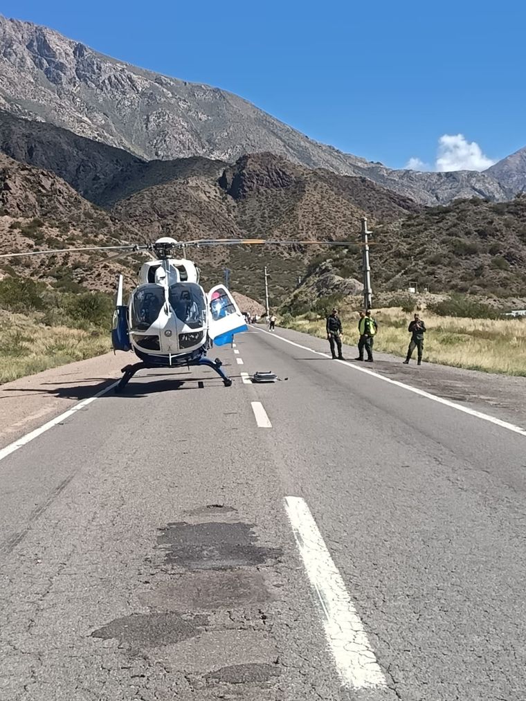 El siniestro ocurrió en la ruta 7, a la altura del kilómetro 1109. El siniestro ocurrió en la ruta 7, a la altura del kilómetro 1109.