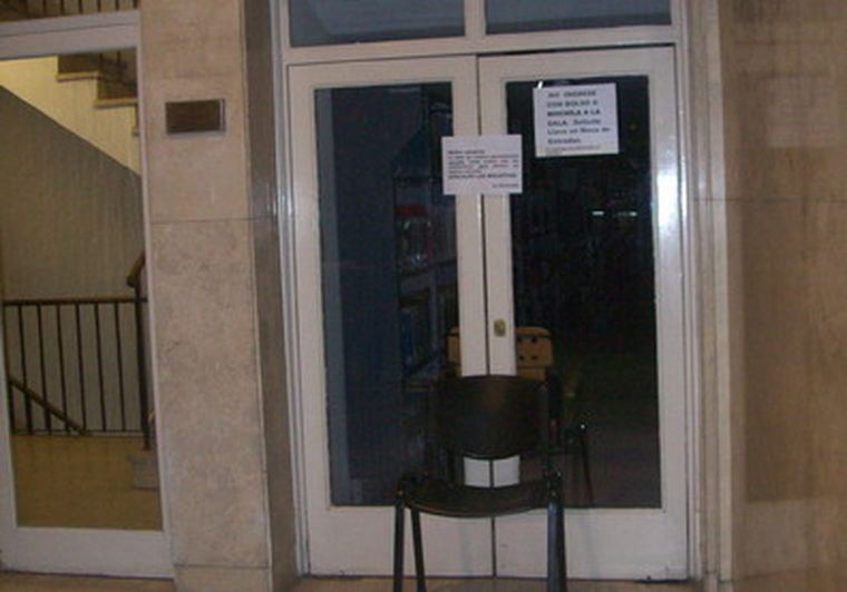Así luce la entrada a la sala de lectura. Foto: Gentileza
