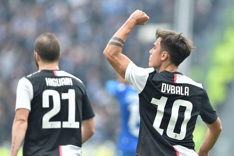 Dybala Higuaín Foto: EFE