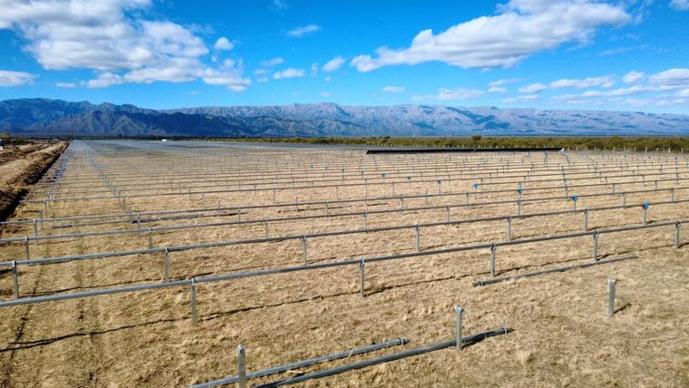 Continúa la construcción del parque solar Calicanto en San Luis. Continúa la construcción del parque solar Calicanto en San Luis.