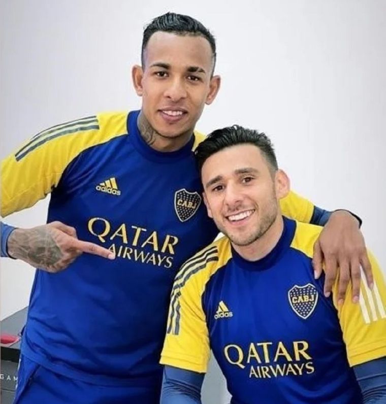 Villa y Salvio jugarán en la Reserva de Boca. Foto: Instagram