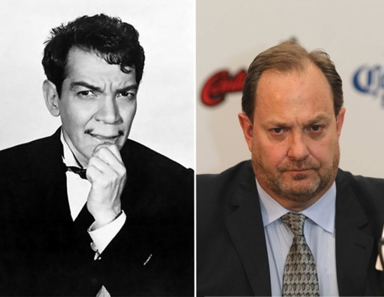 CANTINFLAS Y SU HIJO, MARIO MORENO IVANOVA Foto: QUIEN