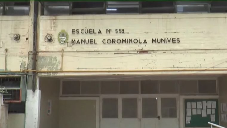 La escuela está ubicada en calle Cornelio Moyano al 2600 Foto: Archivo